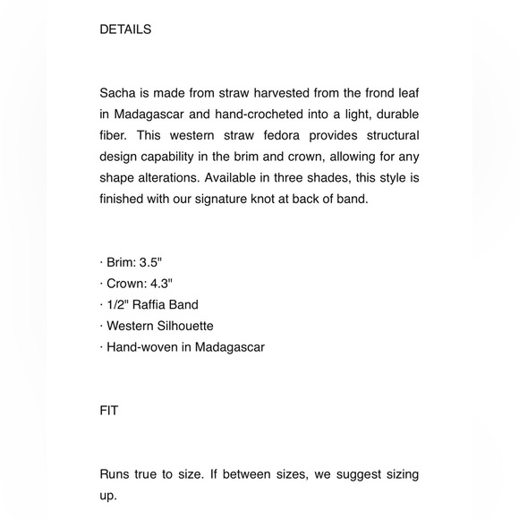 Janessa Leone Sacha Hat - Picture 4 of 10